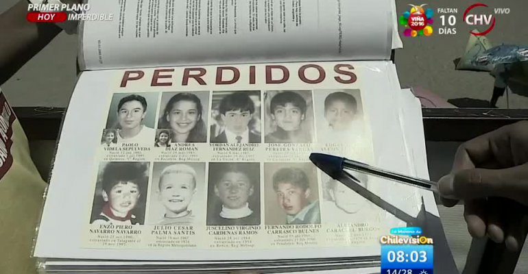 PDI busca a 498 personas que se mantienen desaparecidas desde 2015 - Parte 2