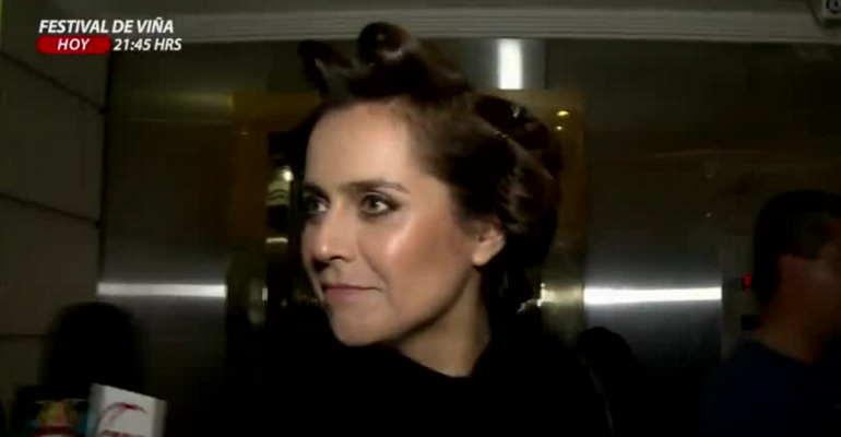 Así fueron los minutos previos de Natalia Valdebenito antes de su éxito en Viña