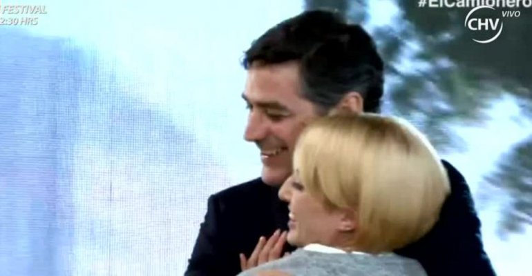 Mane Swett y Felipe Braun se mostraron muy cercanos en grabación de teleserie