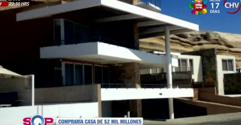 Alexis Sánchez sueña con una mansión en la playa