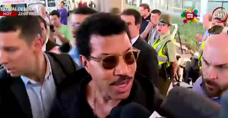 Lionel Richie llegó a Chile prometiendo un show fantástico