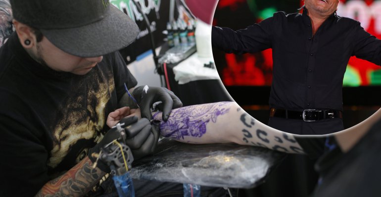 Luis Jara quedó impresionado luego de ver tatuaje de su cara