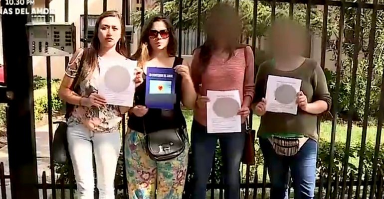 Mujeres encararon a supuesto acosador de Ñuñoa - Parte 2