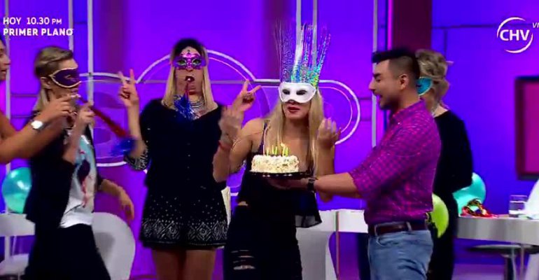 SQP celebró el cumpleaños número 24 de Kika Silva