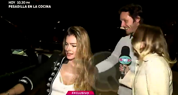 Benjamín Vicuña y China Suárez están de visita en Chile