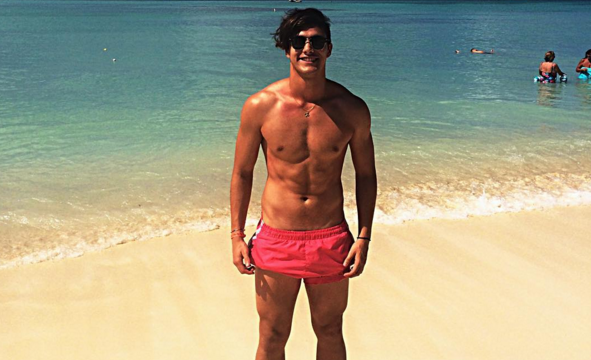 Nicolás Solabarrieta incursionó en el mundo del modelaje