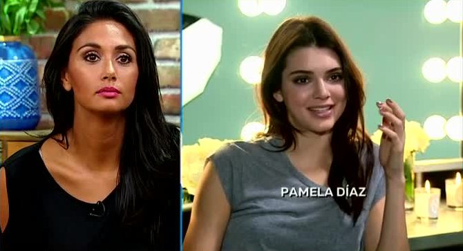 Kendall Jenner envió un saludo a Pamela Díaz