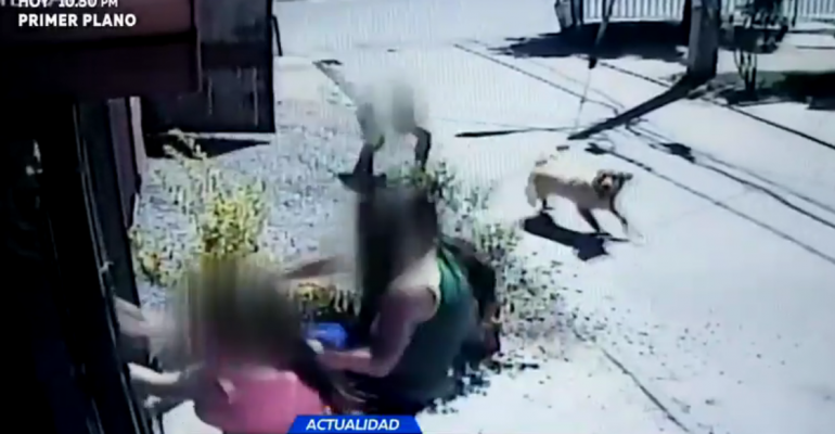 Mujer denuncia que vecinos violentos la agreden en conflicto