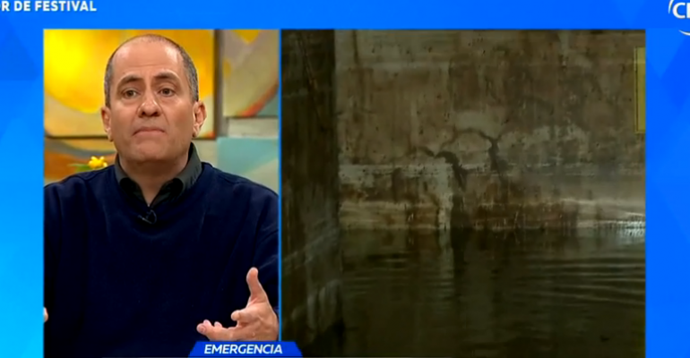 Experto indica al culpable de desborde del río Mapocho