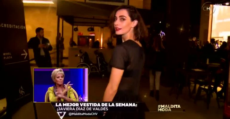 Javiera Díaz de Valdés fue elegida como la mejor vestida