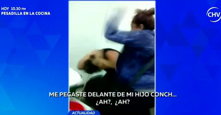 Discusión terminó en brutal pelea en peluquería de Iquique