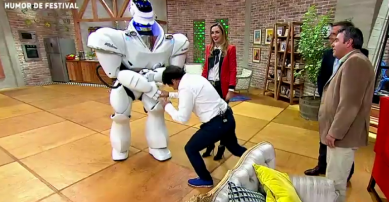 Robozao estuvo en La Mañana con toda su simpatía