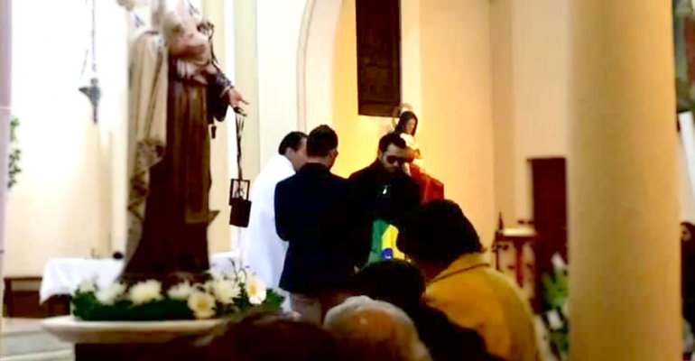 Así se vivió la misa de despedida de Jefferson Barbosa