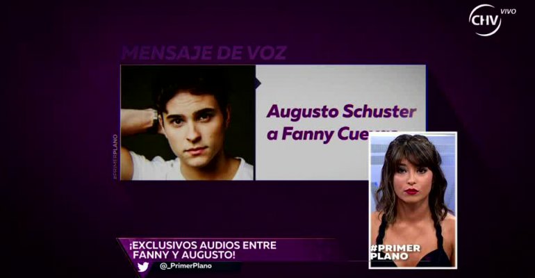Fanny Cuevas reveló audios de relación con Augusto Schuster - Parte 2