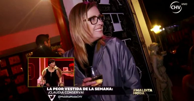 Claudia Conserva fue elegida la peor vestida de la semana