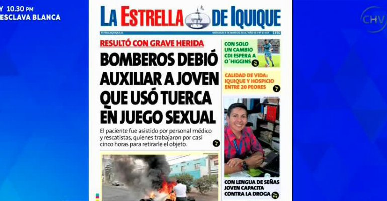 Hombre se masturbó con una tuerca y se quedó atrapada