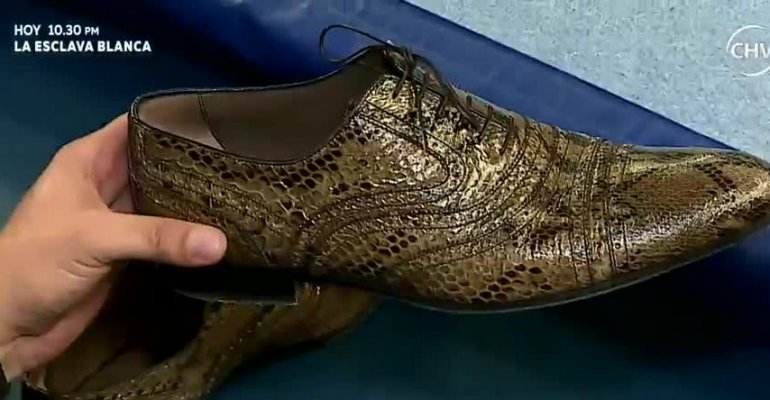 Farkas explicó por qué usó zapatos de piel de serpiente