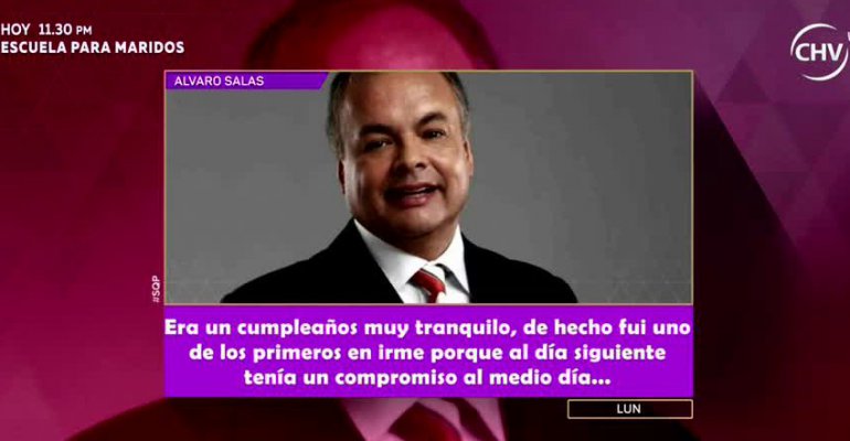 Álvaro Salas chocó bebido contra árbol en La Reina