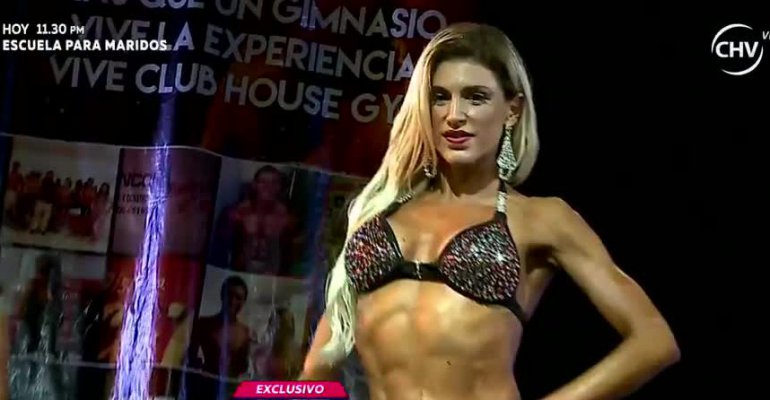 Wilma González ganó premio en concurso de bikini fitness