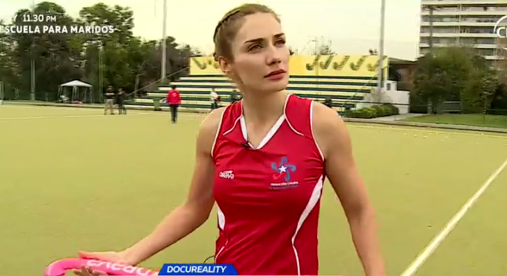 Carolina de Moras fue una de las Diablitas del hockey