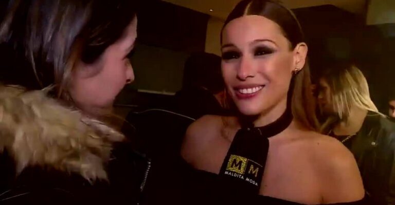 Pampita conversó desde Argentina con Maldita Moda
