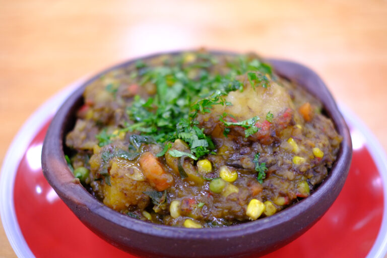 Charquicán con huevos pochados y puré de berenjenas - Parte 2