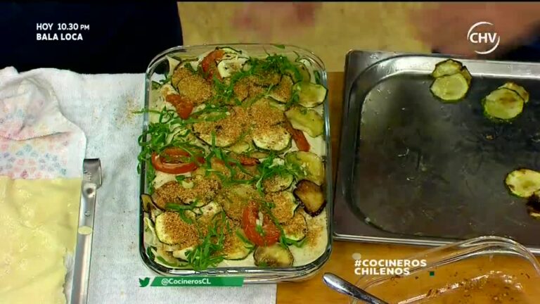 Lasagna de la huerta con salsa deliciosa - Parte 2