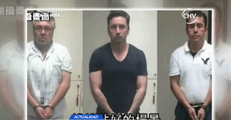 Chilenos detenidos en Taiwán lanzaban excremento a víctimas