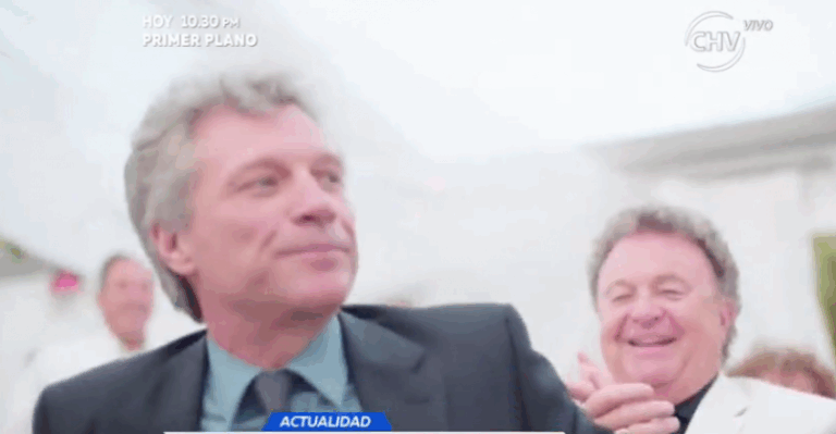 Bon Jovi incómodo: debió cantar en matrimonio