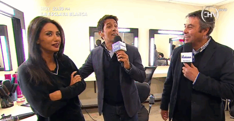 Pamela Díaz llegó en pijama y pantuflas a conducir La Mañana