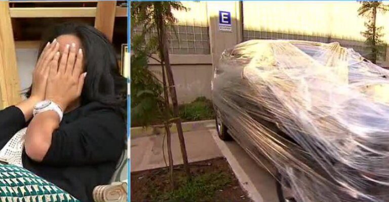 Inspector Vallejo envolvió el auto de Pamela Diaz