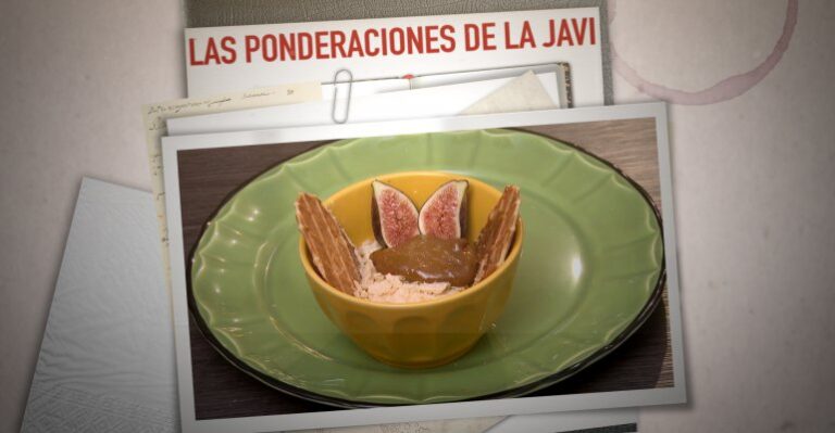Las ponderaciones de la Javi, el postre de Javiera Acevedo