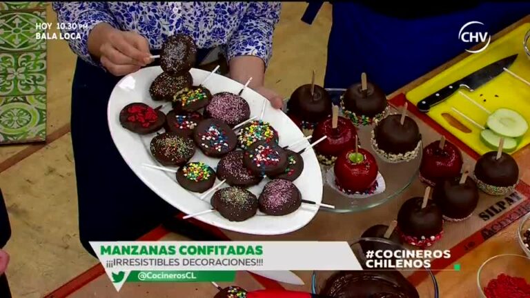 Carola Correa nos enseñó a preparar Manzanas Confitadas - Parte 1