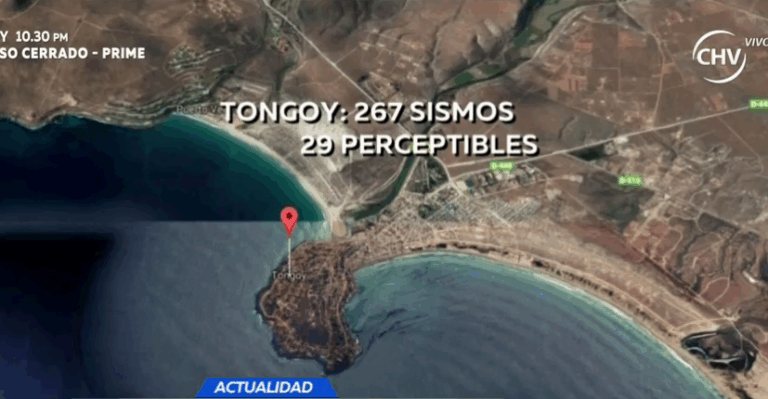 El Tabo y Tongoy en alerta por seguidilla de temblores