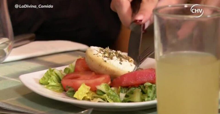 Ricardo Meruane preparó una entrada de Alcachofas Sorpresa Con Ensalada