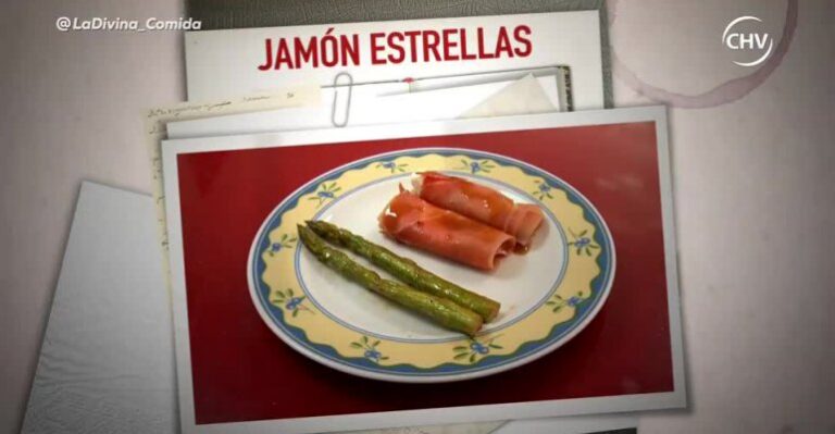Vesta Lugg preparó como entrada Jamón Estrellas