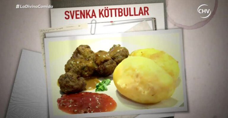 Dj Méndez preparó Svenka Köttbullar con papas al horno