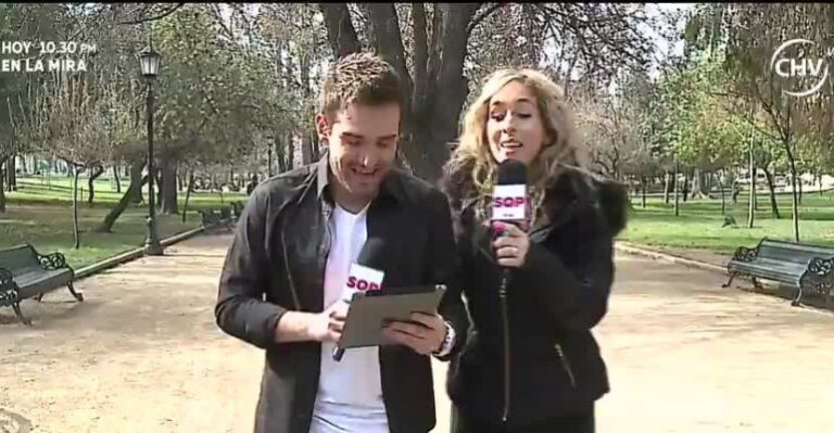 Pauli y Jaime fueron al Parque Forestal a buscar Pokemones