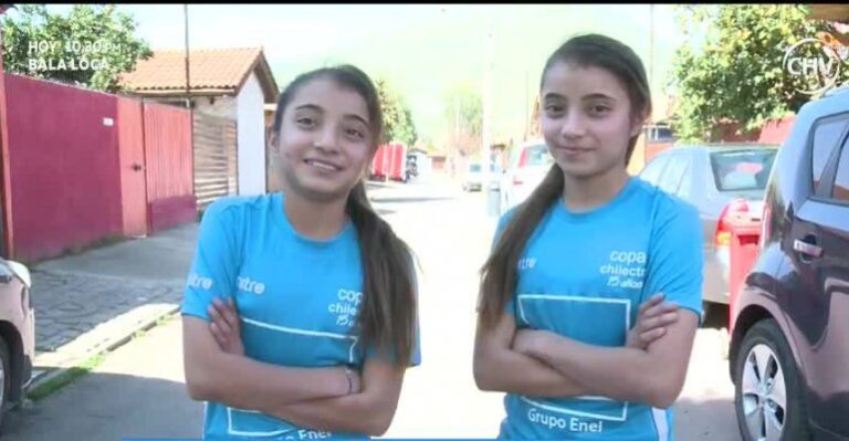 Copa Chilectra: Conoce a las gemelas Catalina y Sofía quienes brillan jugando fútbol