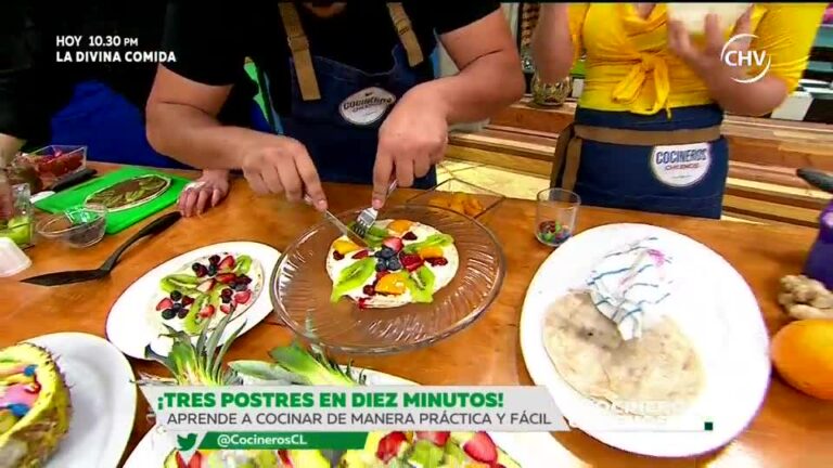 Mix de postres en 10 minutos