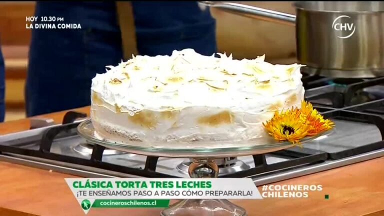 Carola Correa nos enseñó a preparar una Torta Tres Leche - Parte 3