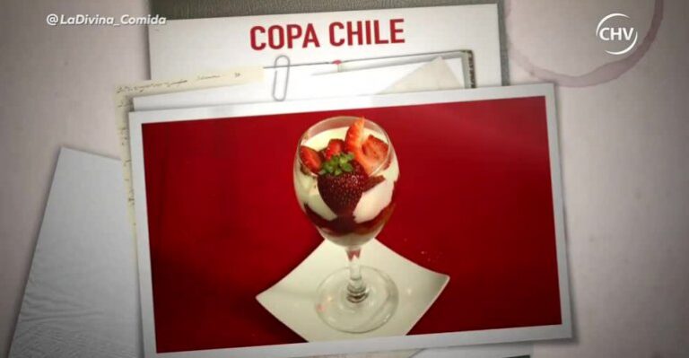 Marisela Santibáñez nos enseñó a preparar su Postre Copa Chile