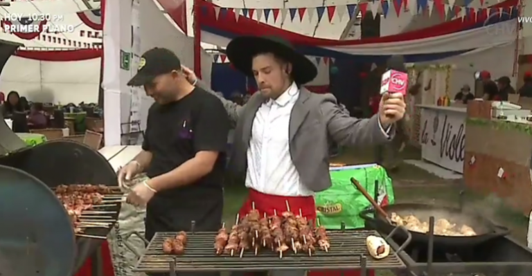 Luis Mateucci visitó las fondas del Parque O'Higgins - Parte 3