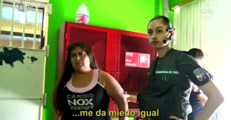 Nattalie mostró mucho miedo al ser ingresada en Cárcel de Iquique