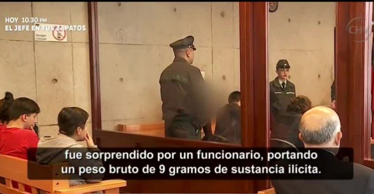 Hijo de Huaiquipán fue formalizado por porte de drogas