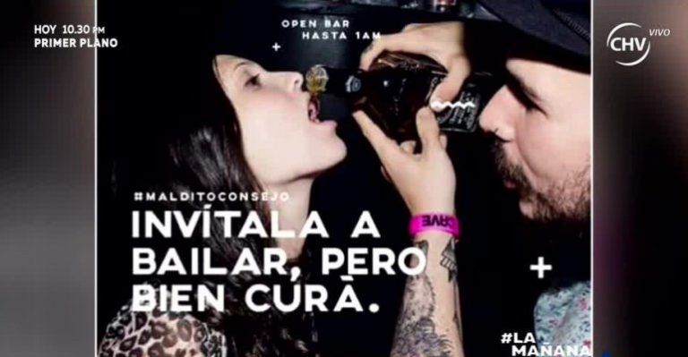 Afiche en discoteque causa polémica en Concepción