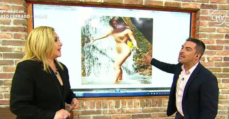 Pamela Jiles sorprendió con foto desnuda en su juventud