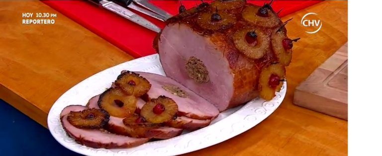 Doctor Pichangas preparó un deslumbrante jamón con piña relleno - Parte 1