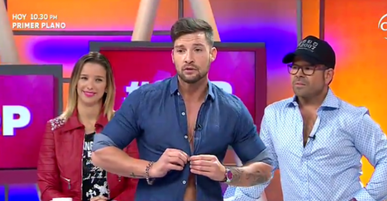 Luis Mateucci improvisó sensual baile en SQP