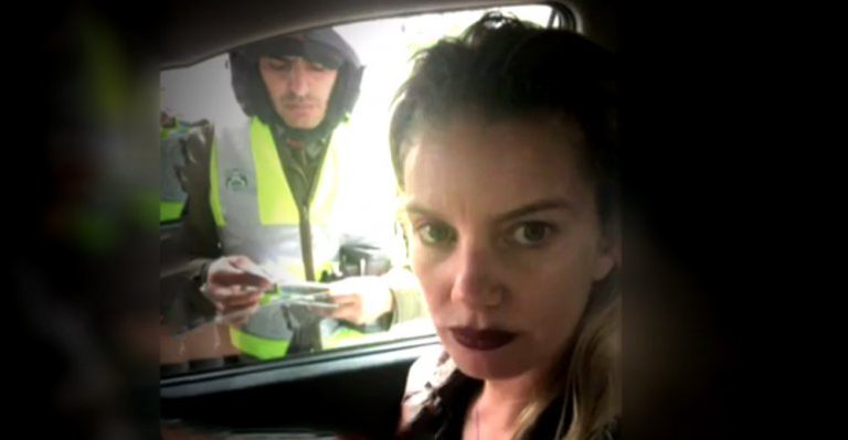 Javiera Acevedo llegó tarde a SQP por control de Carabineros